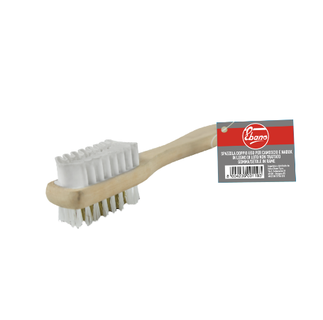 Ebano Two-Headed Brush Tissue for Suede and Nabuk