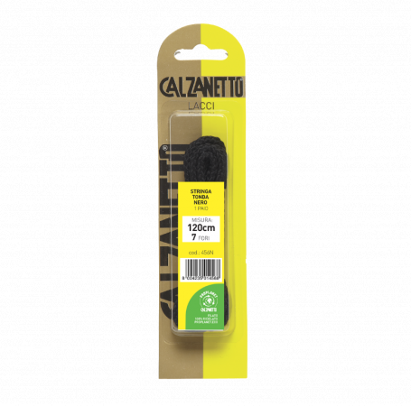 Calzanetto Proplanet Stringa Tonda cm.120 Nero