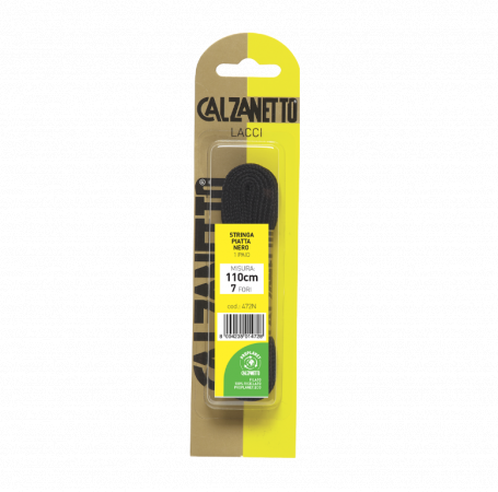 Calzanetto Proplanet Flat lace 110 cm - Black