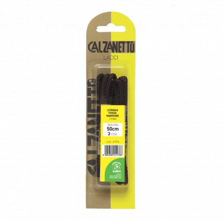 Calzanetto Proplanet Stringa Tonda cm.50 Marrone