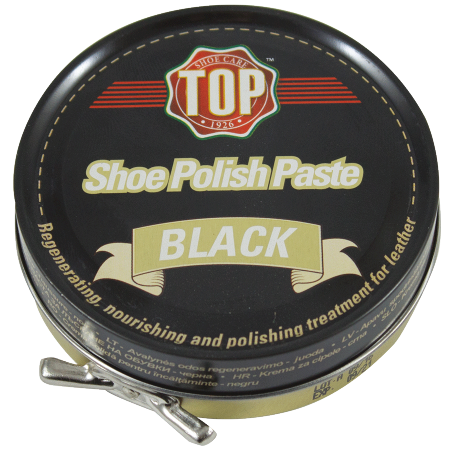 Black paste shoe polish shop