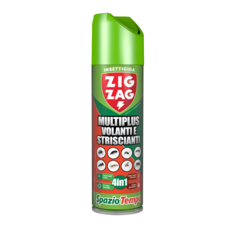 Zig Zag Insecticide Multiplus Crawling and Flying Spaziotempo 500 ml-D.65
