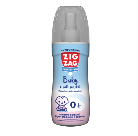 Zig Zag Insettivia! Repellente Antipuntura Baby e Pelli Sensibili