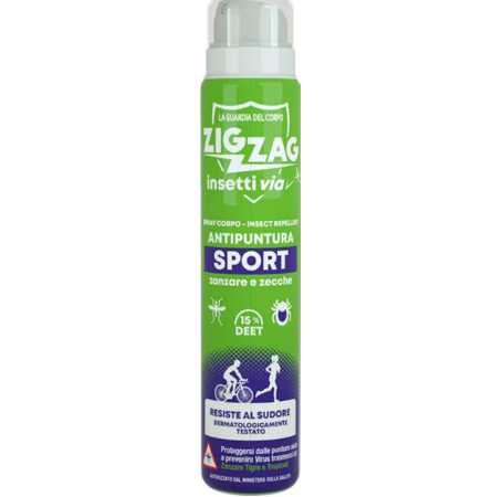 Zig Zag Insettivia! Repellente Sport Spray Corpo