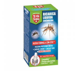 Zig Zag Insetticida Ricarica Liquida Zanzaricida da 30 ml.