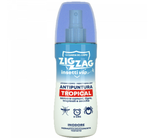 Zig Zag Insettivia! Repellente Tropical Lozione Antipuntura - Inodore 
